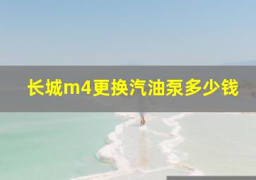 长城m4更换汽油泵多少钱