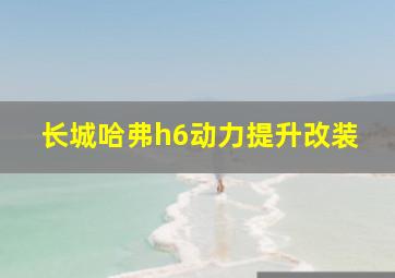 长城哈弗h6动力提升改装