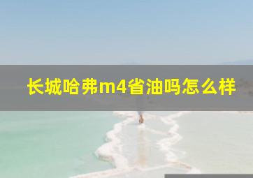 长城哈弗m4省油吗怎么样