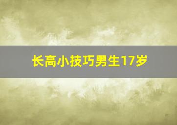 长高小技巧男生17岁