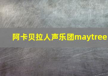 阿卡贝拉人声乐团maytree