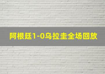 阿根廷1-0乌拉圭全场回放