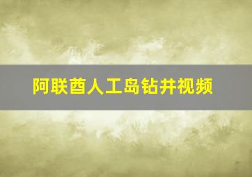 阿联酋人工岛钻井视频