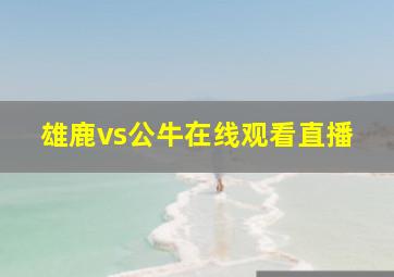 雄鹿vs公牛在线观看直播