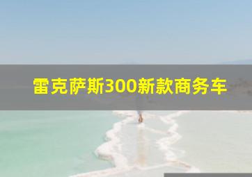 雷克萨斯300新款商务车