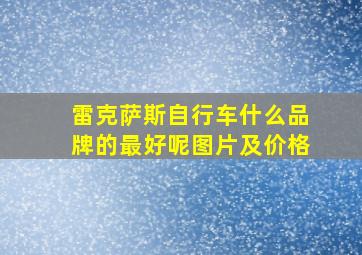 雷克萨斯自行车什么品牌的最好呢图片及价格