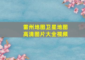 雷州地图卫星地图高清图片大全视频