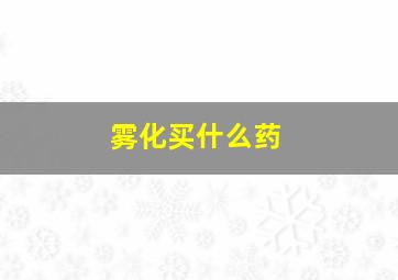 雾化买什么药