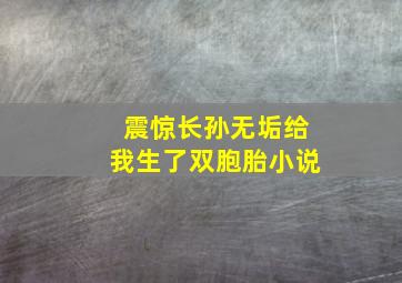 震惊长孙无垢给我生了双胞胎小说