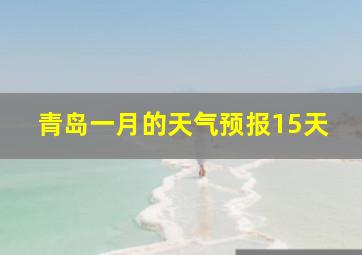 青岛一月的天气预报15天