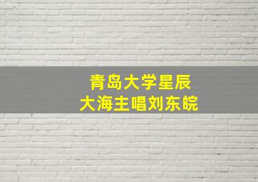 青岛大学星辰大海主唱刘东皖