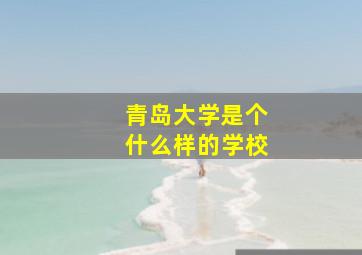 青岛大学是个什么样的学校