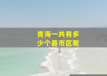 青海一共有多少个县市区呢