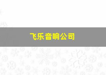 飞乐音响公司