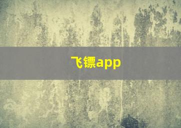 飞镖app