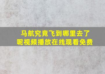 马航究竟飞到哪里去了呢视频播放在线观看免费