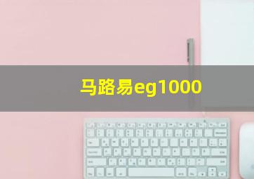 马路易eg1000