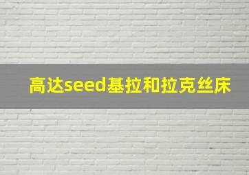 高达seed基拉和拉克丝床