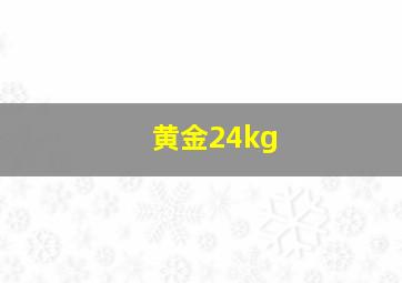 黄金24kg