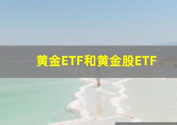 黄金ETF和黄金股ETF