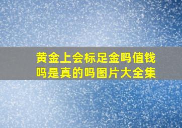 黄金上会标足金吗值钱吗是真的吗图片大全集