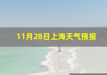 11月28日上海天气预报