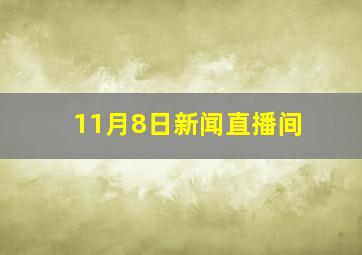 11月8日新闻直播间