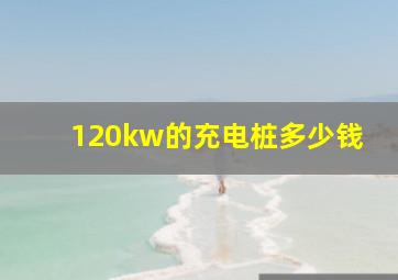 120kw的充电桩多少钱