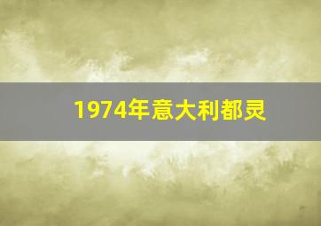 1974年意大利都灵