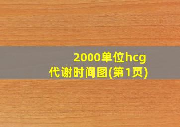 2000单位hcg代谢时间图(第1页)