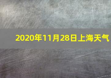 2020年11月28日上海天气