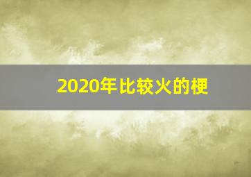 2020年比较火的梗