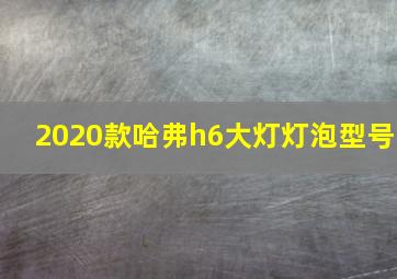 2020款哈弗h6大灯灯泡型号