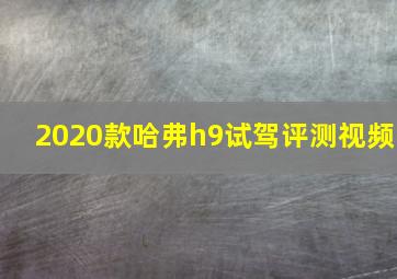 2020款哈弗h9试驾评测视频