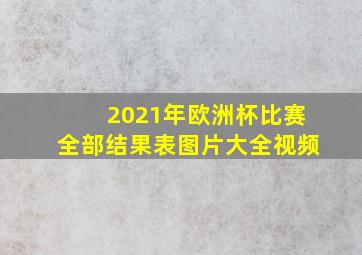 2021年欧洲杯比赛全部结果表图片大全视频