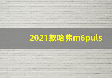 2021款哈弗m6puls