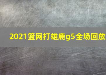 2021篮网打雄鹿g5全场回放