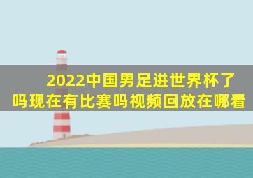 2022中国男足进世界杯了吗现在有比赛吗视频回放在哪看