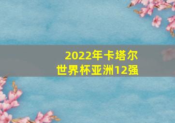 2022年卡塔尔世界杯亚洲12强