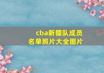 cba新疆队成员名单照片大全图片