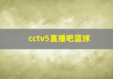 cctv5直播吧篮球