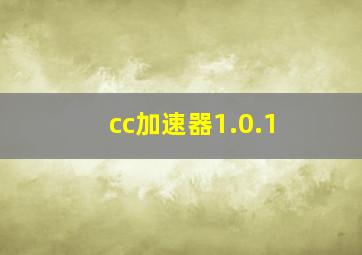 cc加速器1.0.1