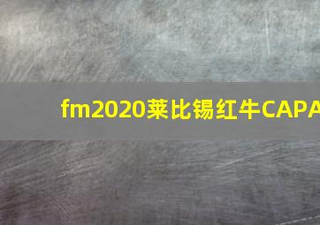 fm2020莱比锡红牛CAPA