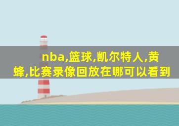 nba,篮球,凯尔特人,黄蜂,比赛录像回放在哪可以看到