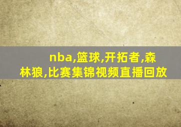 nba,篮球,开拓者,森林狼,比赛集锦视频直播回放