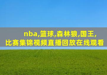 nba,篮球,森林狼,国王,比赛集锦视频直播回放在线观看