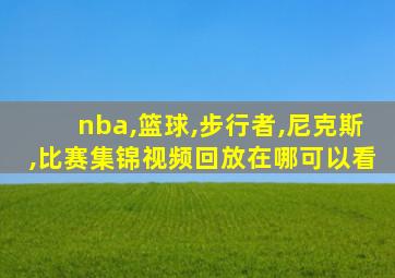 nba,篮球,步行者,尼克斯,比赛集锦视频回放在哪可以看