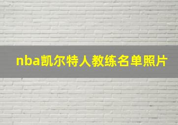 nba凯尔特人教练名单照片