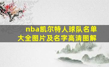 nba凯尔特人球队名单大全图片及名字高清图解