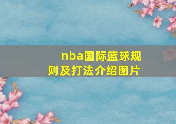 nba国际篮球规则及打法介绍图片